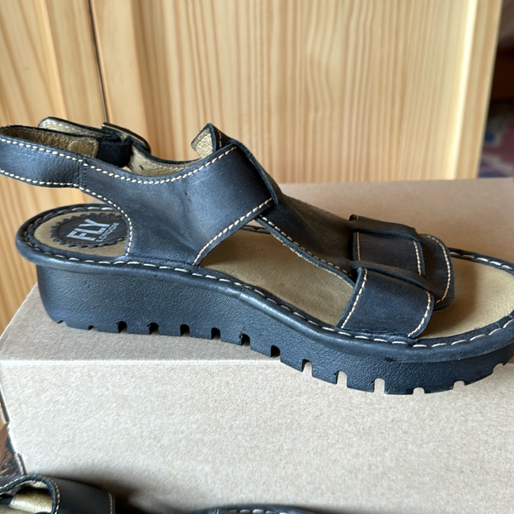Fly London leather sandal